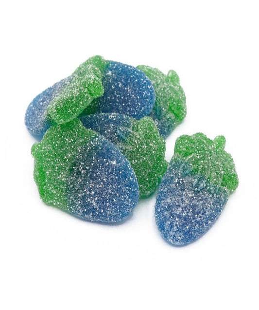Vegan Fizzy blue raspberries 100g